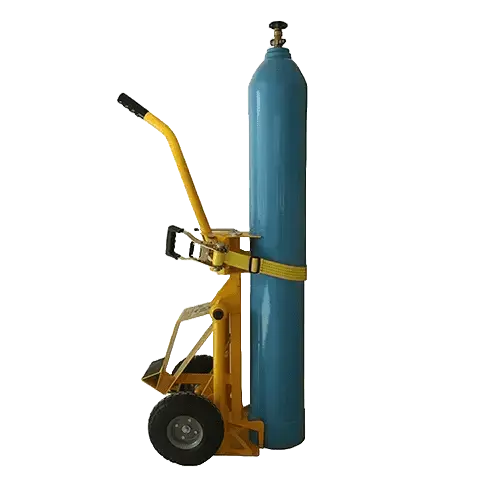 gas cylinder lifting solution, gas cylinder lifter, argon gas bottle lifter trolley